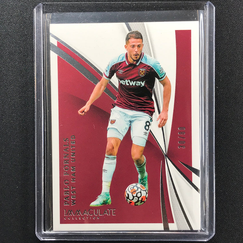 2021 Immaculate Pablo Fornals Base 30/80