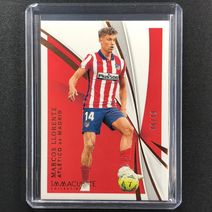 2021 Immaculate Marcos Llorente Base Bronze 46/49