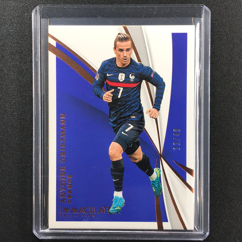 2021 Immaculate Antoine Griezmann France Base Bronze 12/49