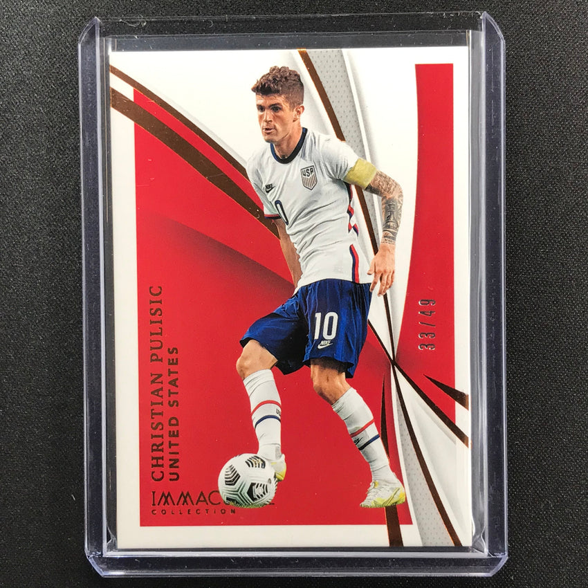 2021 Immaculate Christian Pulisic United States Base Bronze 33/49