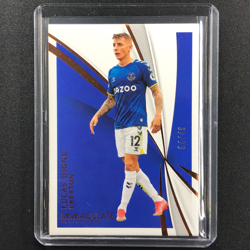 2021 Immaculate Lucas Digne Base Bronze 4/49