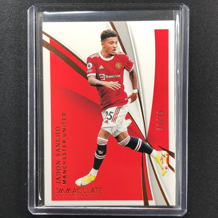 2021 Immaculate Jadon Sancho Base Bronze 36/49