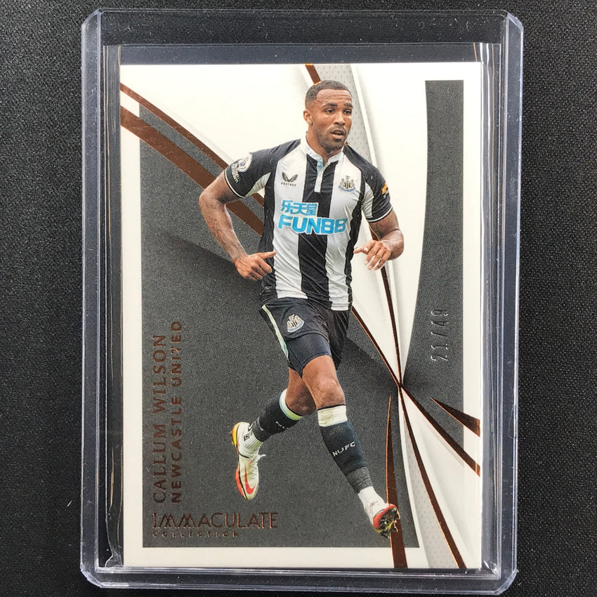 2021 Immaculate Callum Wilson Base Bronze 21/49