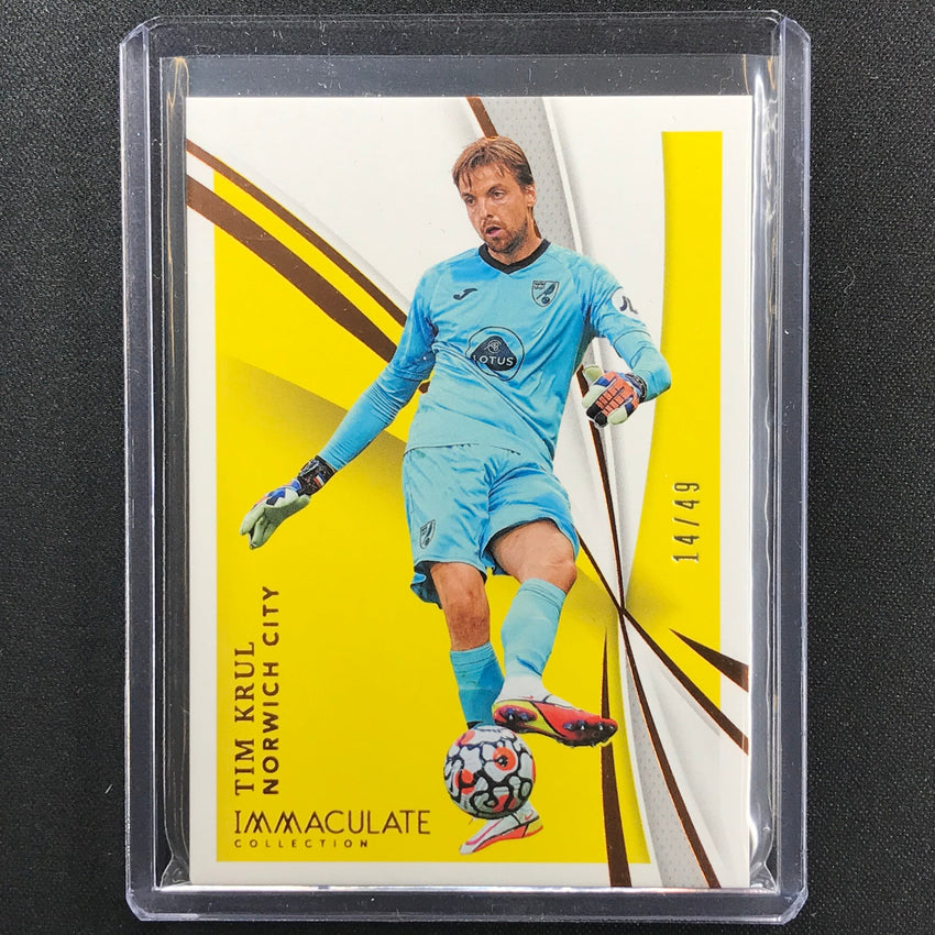 2021 Immaculate Tim Krul Base Bronze 14/49