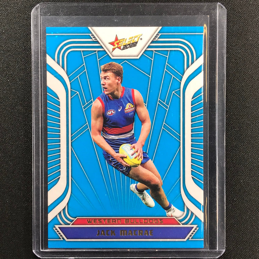 2022 Footy Stars Jack Macrae Fractured Arctic Blue 167/190