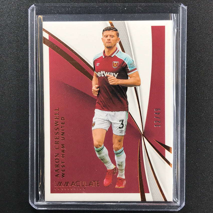 2021 Immaculate Aaron Cresswell Base Bronze 12/49