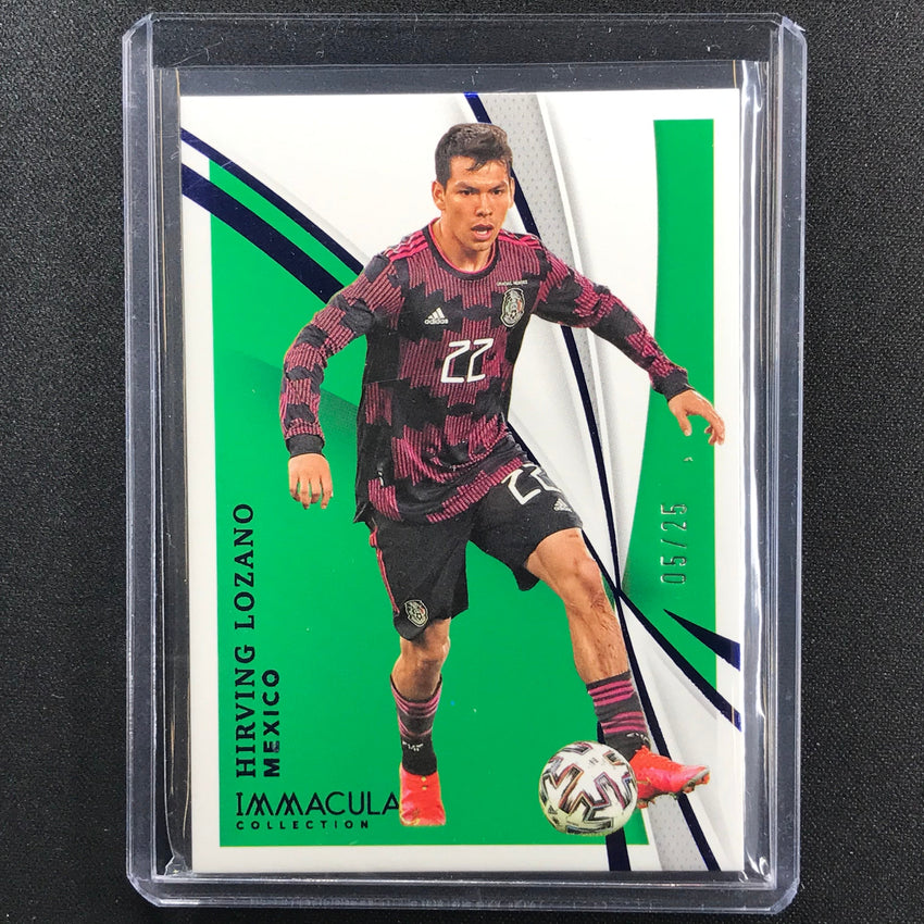 2021 Immaculate Hirving Lozano Mexico Base Sapphire 5/25