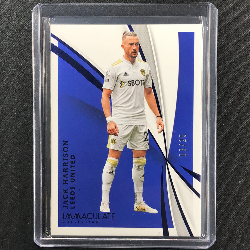 2021 Immaculate Jack Harrison Base Sapphire 9/25