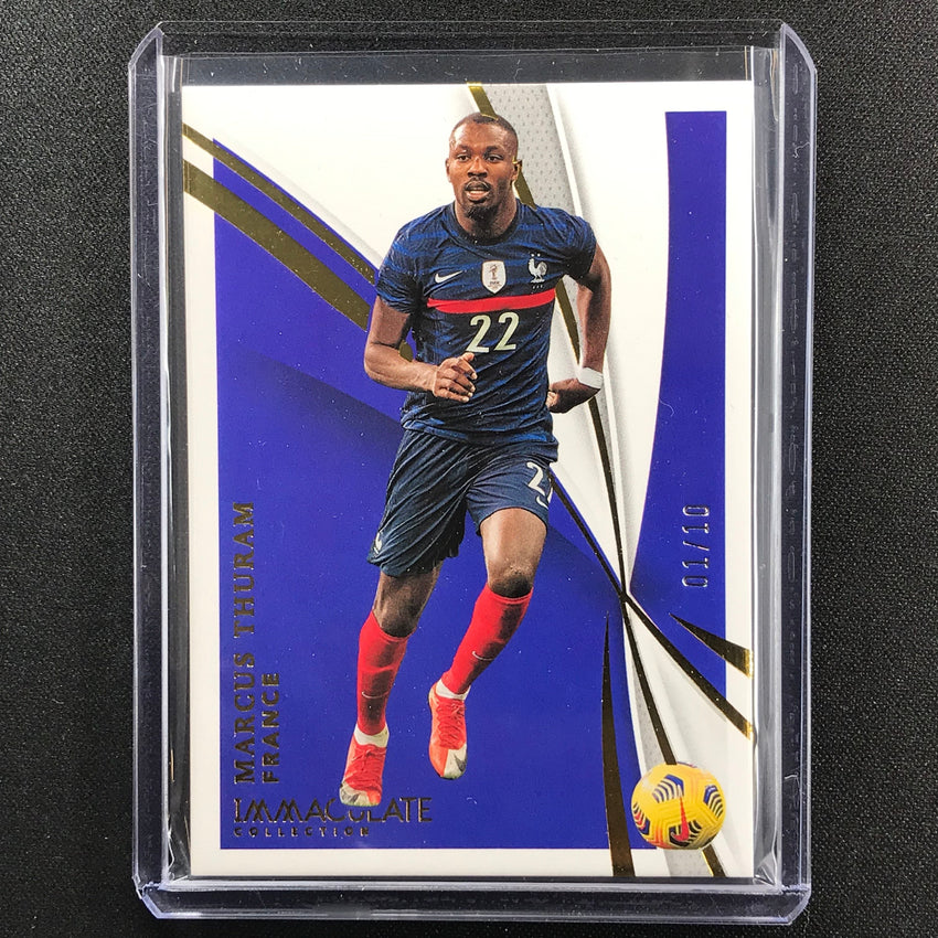 2021 Immaculate Marcus Thuram France Base Gold 1/10