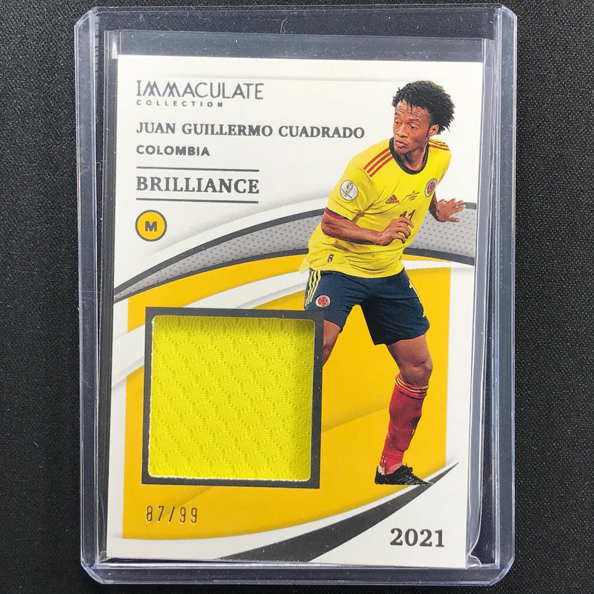 2021 Immaculate Juan Guillermo Cuadrado Brilliance Jersey 87/99