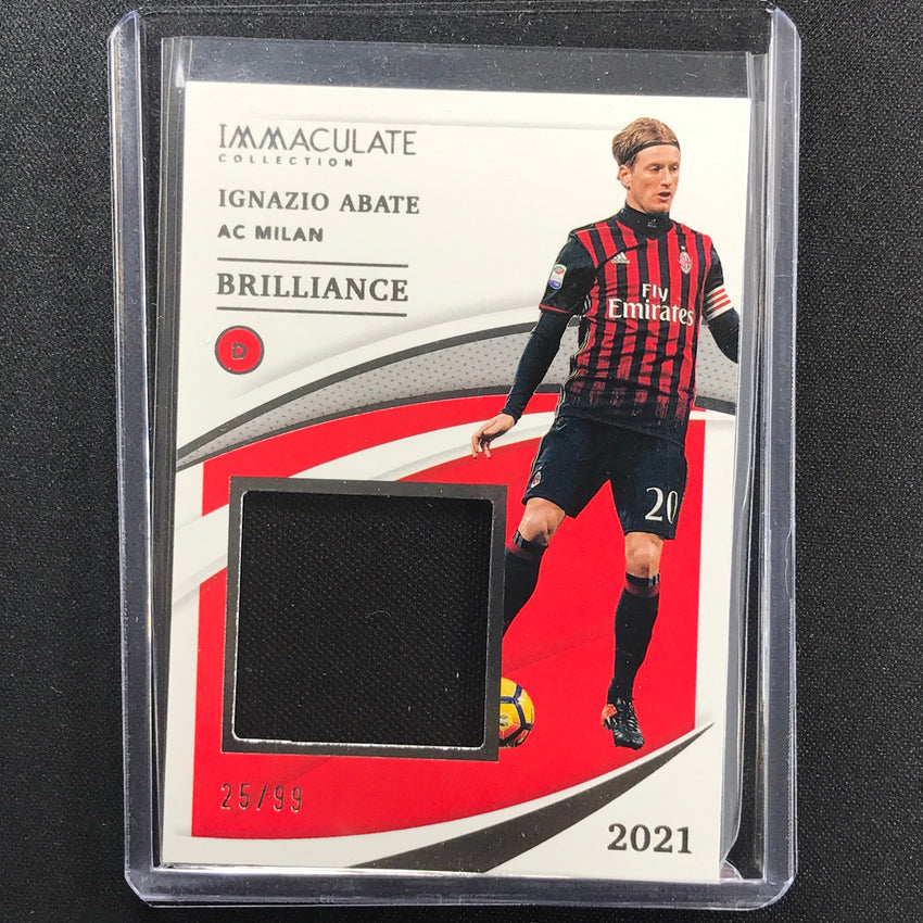 2021 Immaculate Ignazio Abate Brilliance Jersey 25/99