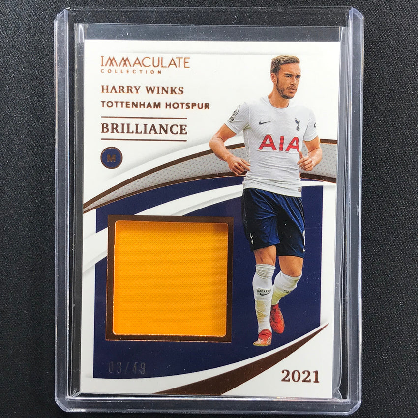 2021 Immaculate Harry Winks Brilliance Jersey Bronze 3/49