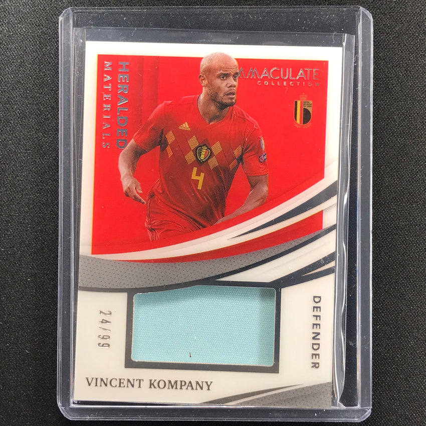 2021 Immaculate Vincent Kompany Heralded Materials Jersey 24/99
