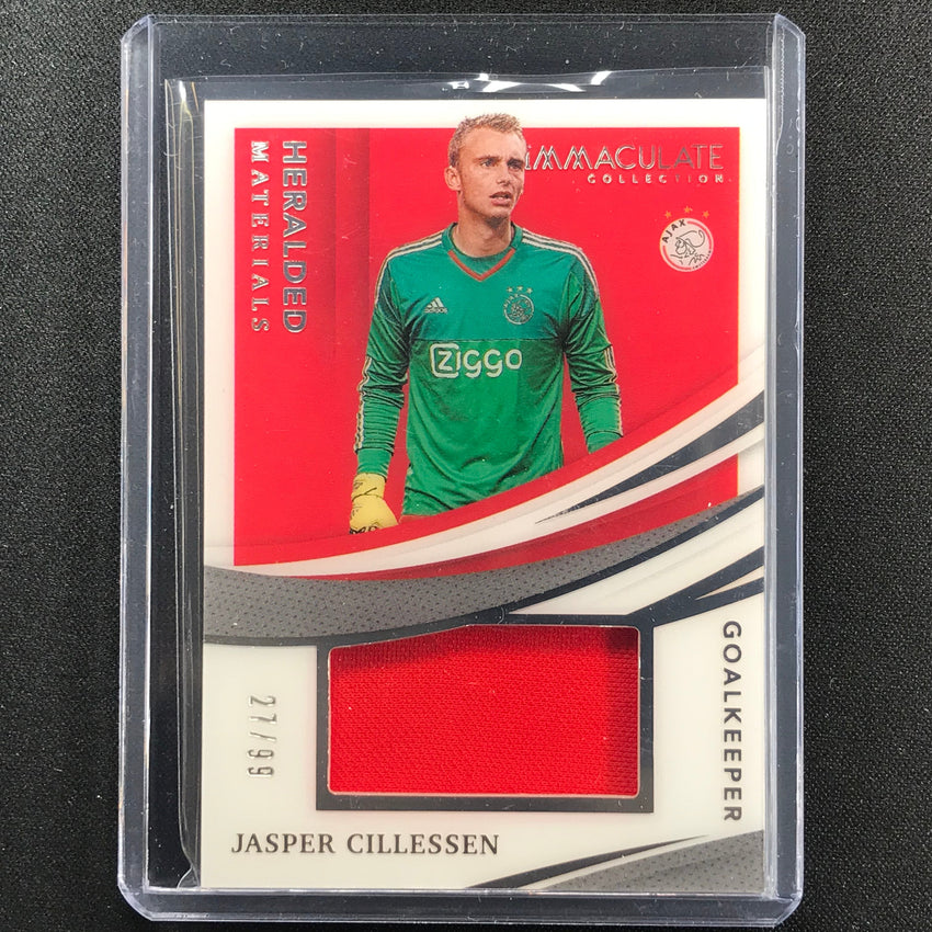 2021 Immaculate Jasper Cillessen Heralded Materials Jersey 27/99