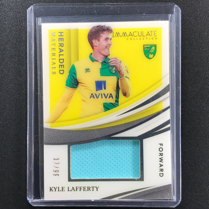 2021 Immaculate Kyle Lafferty Heralded Materials Jersey 17/99
