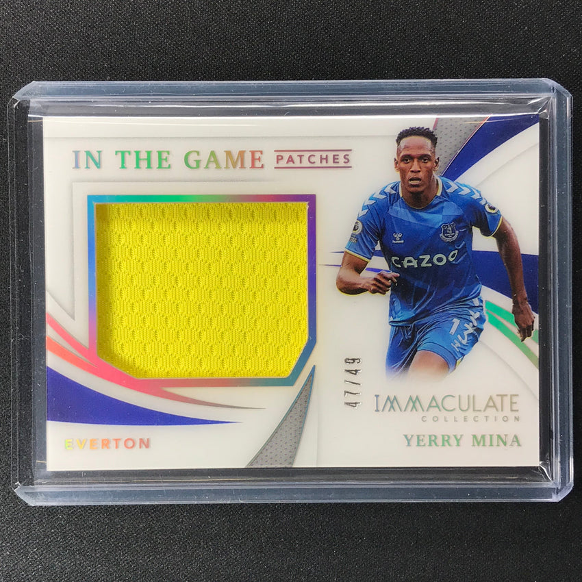 2021 Immaculate Yerry Mina In The Game Patches Holo Silver 47/49