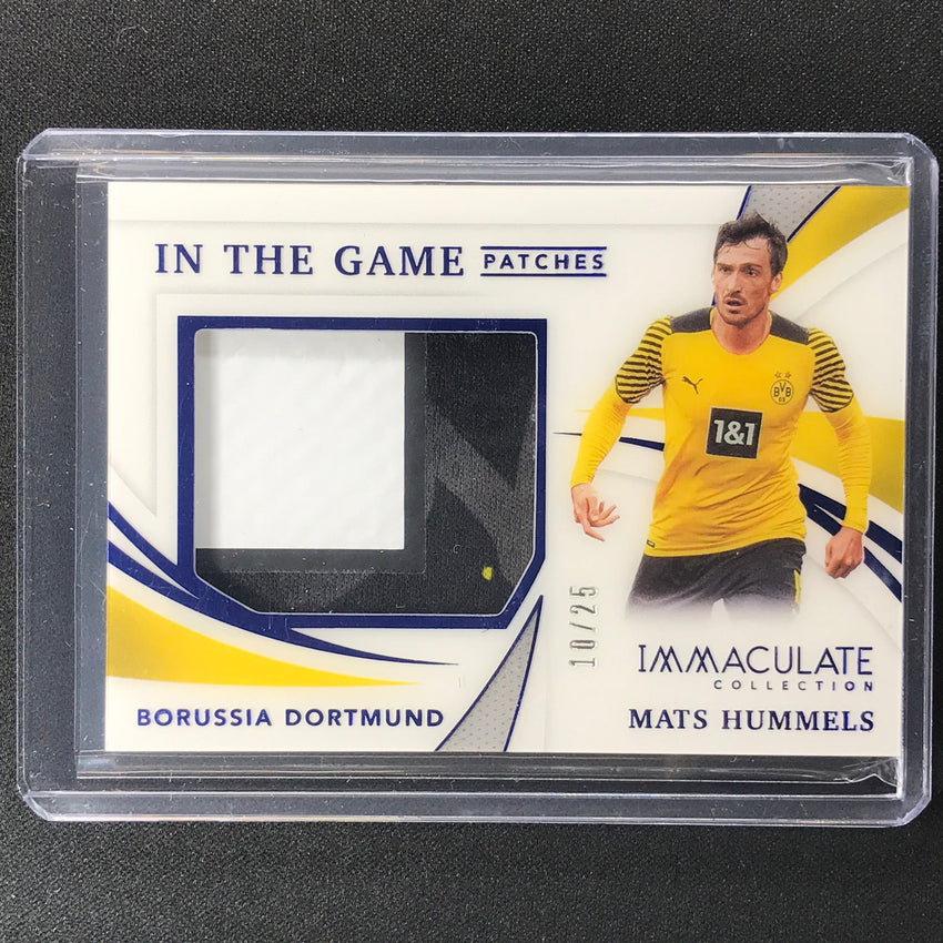 2021 Immaculate Mats Hummels In The Game Patches Sapphire 10/25