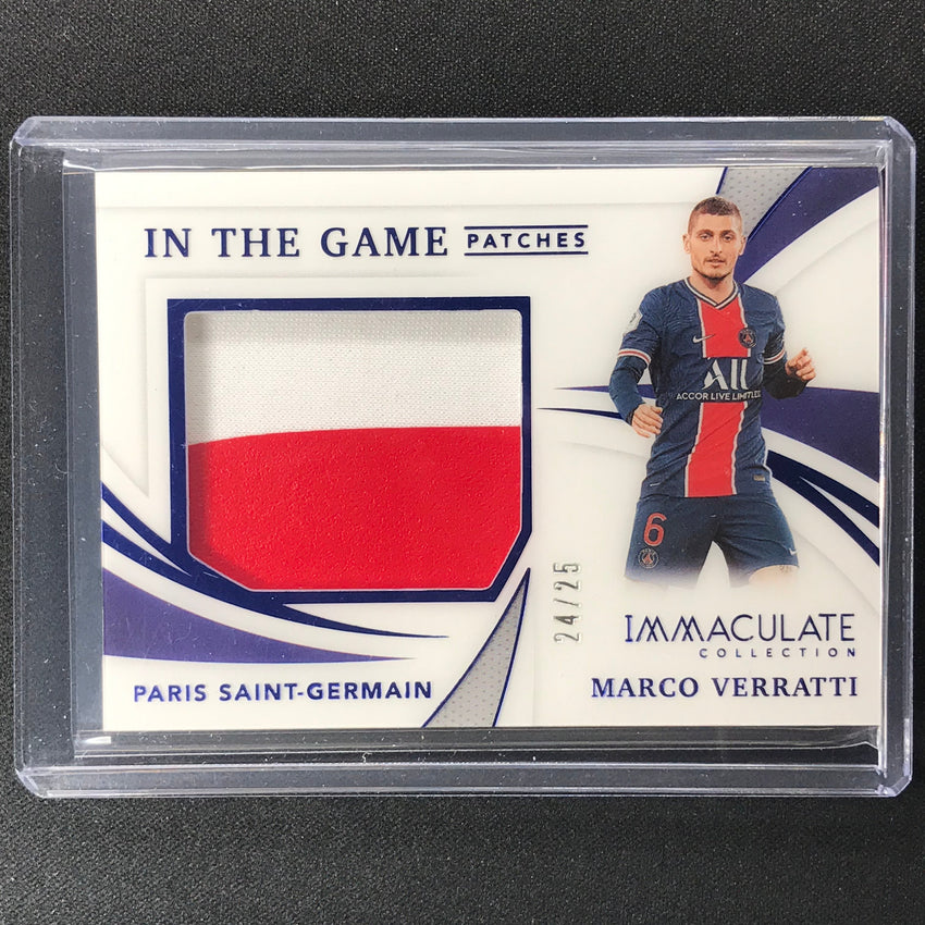 2021 Immaculate Marco Verratti In The Game Patches Sapphire 24/25