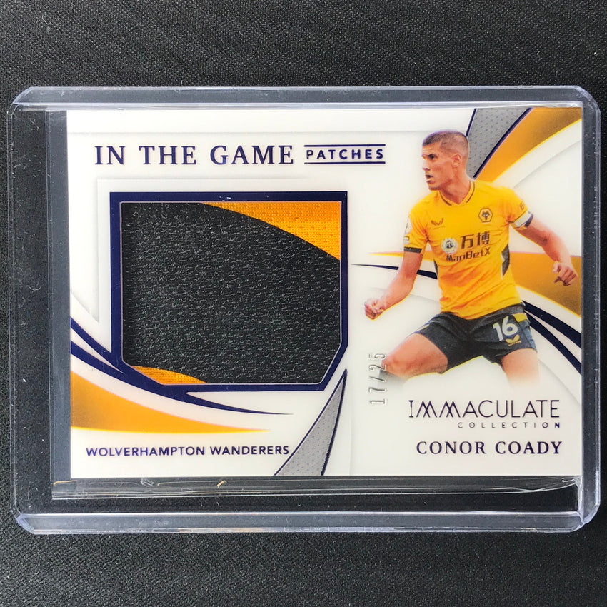 2021 Immaculate Conor Coady In The Game Patches Sapphire 17/25