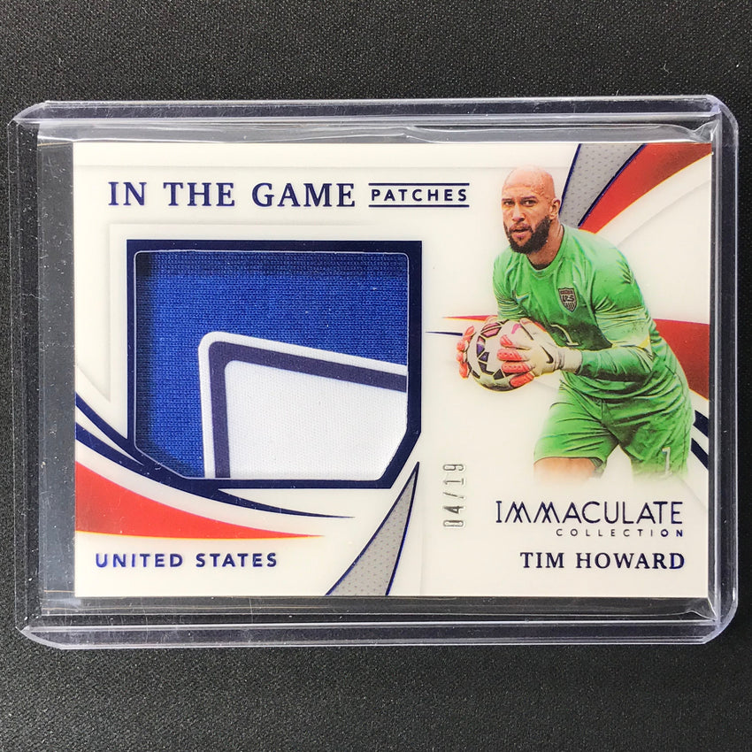 2021 Immaculate Tim Howard In The Game Patches Sapphire 4/19