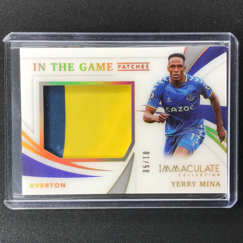 2021 Immaculate Yerry Mina In The Game Patches Gold 5/10