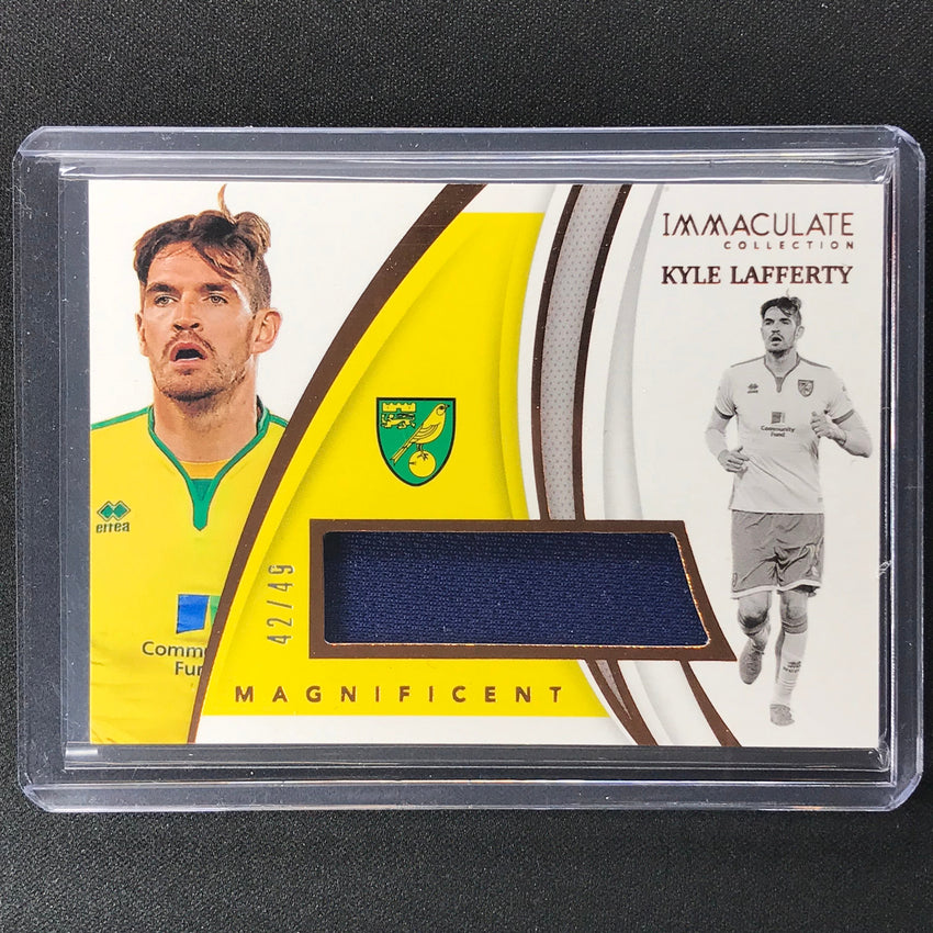 2021 Immaculate Kyle Lafferty Magnificent Memorabilia Jersey Bronze 42/49