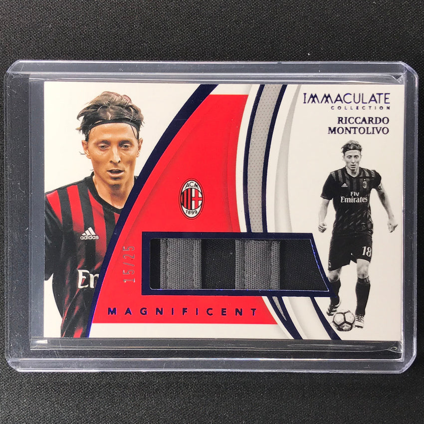 2021 Immaculate Riccardo Montolivo Magnificent Memorabilia Jersey Sapphire 15/25