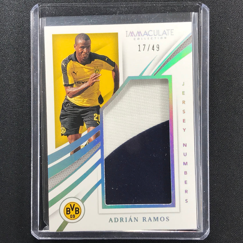 2021 Immaculate Adrian Ramos Jersey Numbers Patch Holo Silver 17/49