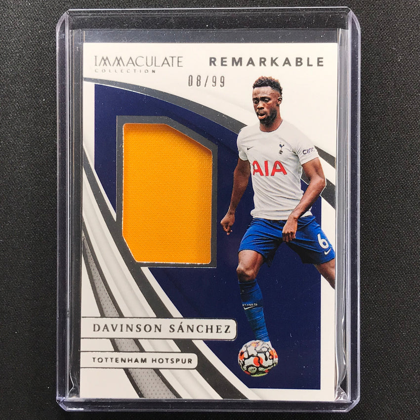 2021 Immaculate Davinson Sanchez Remarkable Memorabilia Jersey 8/99