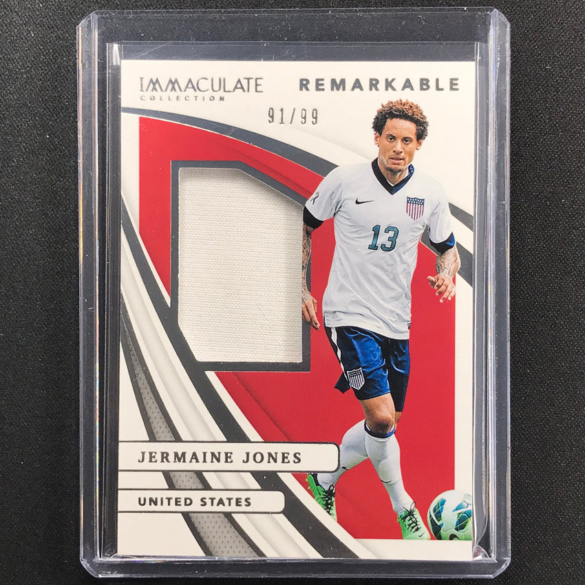 2021 Immaculate Jermaine Jones Remarkable Memorabilia Jersey 91/99