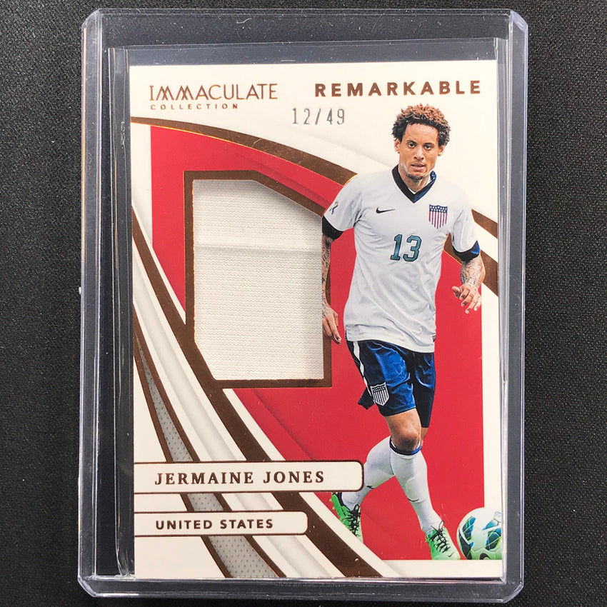 2021 Immaculate Jermaine Jones Remarkable Memorabilia Jersey Bronze 12/49