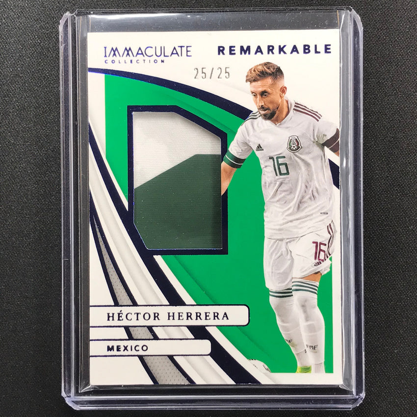 2021 Immaculate Hector Herrera Remarkable Memorabilia Patch Sapphire 25/25
