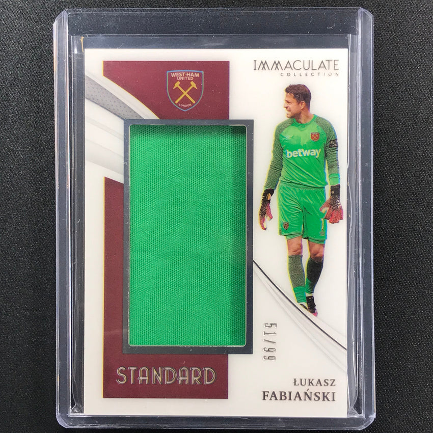 2021 Immaculate Lukasz Fabianski Standard Jersey 51/99