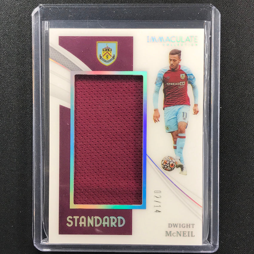 2021 Immaculate Dwight Mcneil Standard Jersey Holo Silver 2/14