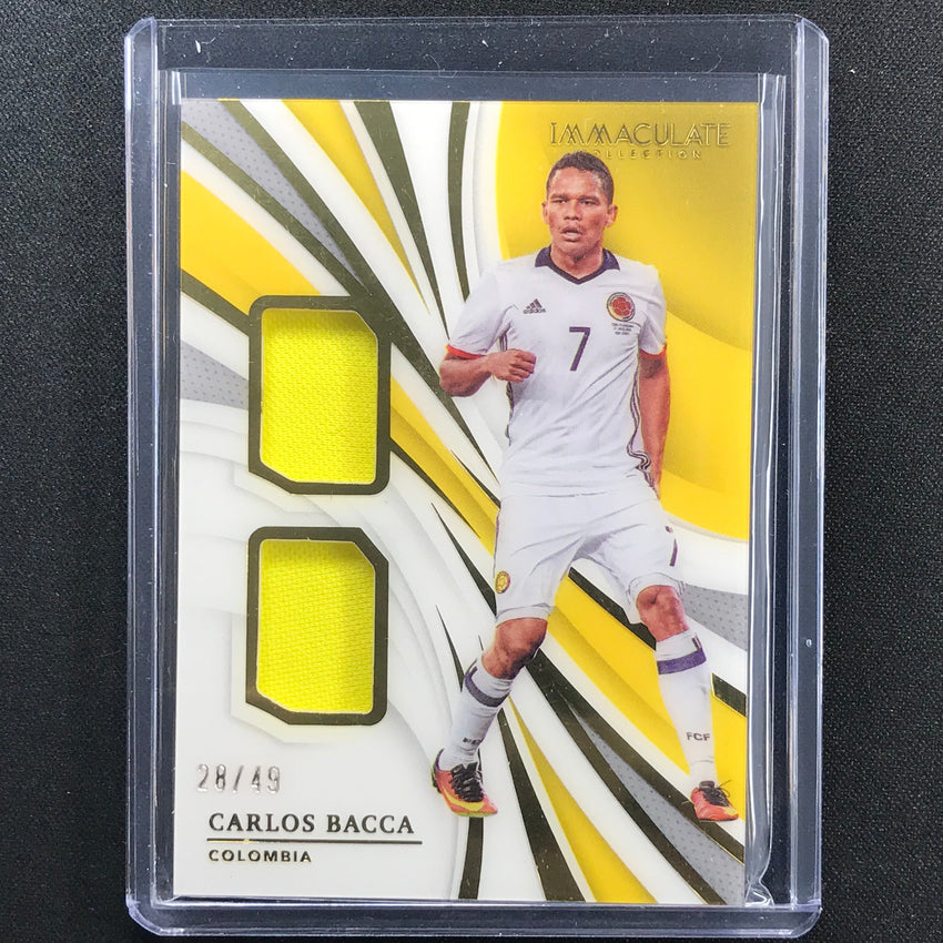 2021 Immaculate Carlos Bacca Dual Patches 28/49