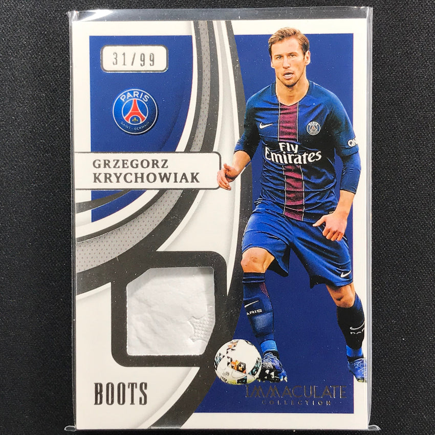 2021 Immaculate Grzegorz Krychowiak Boots Memorabilia Patch 31/99