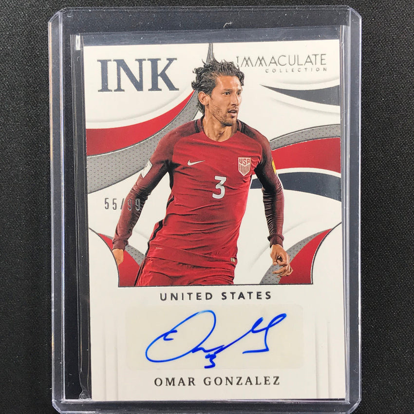 2021 Immaculate Omar Gonzalez Ink Auto 55/99