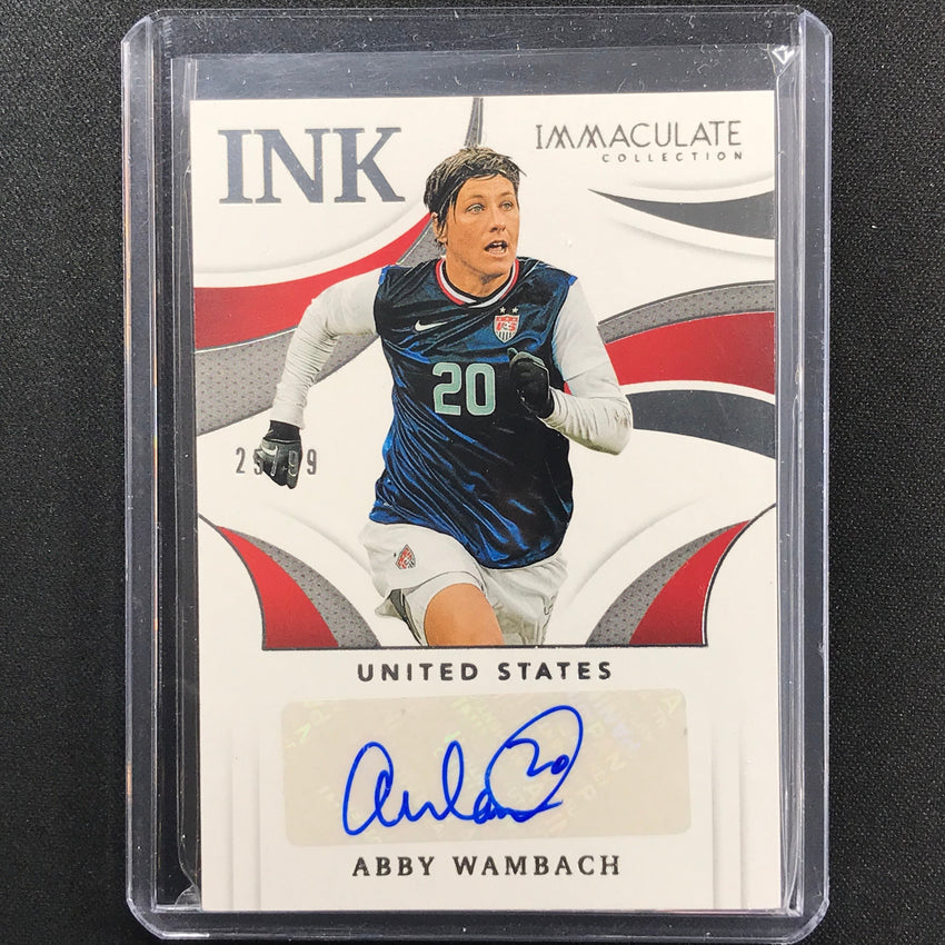 2021 Immaculate Abby Wambach Ink Auto 25/99