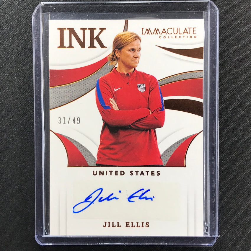 2021 Immaculate Jill Ellis Ink Auto Bronze 31/49