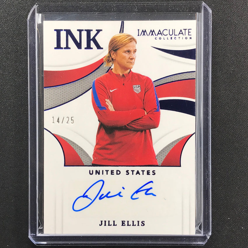 2021 Immaculate Jill Ellis Ink Auto Sapphire 14/25