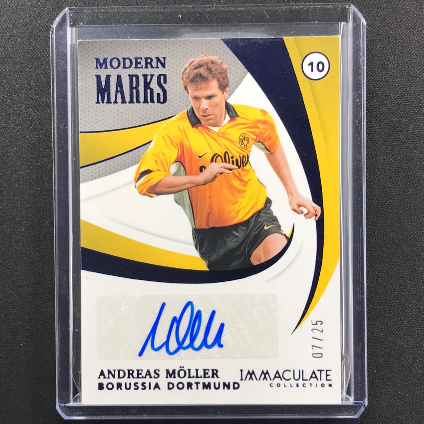 2021 Immaculate Andreas Moller Modern Marks Auto Sapphire 7/25
