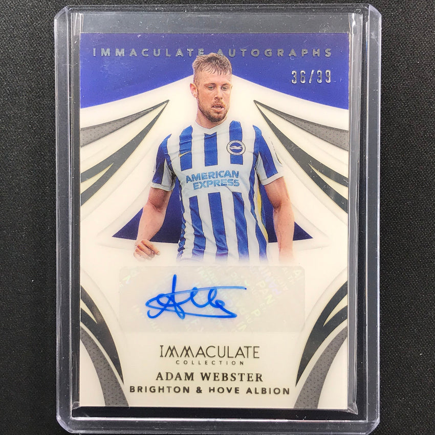 2021 Immaculate Adam Webster Immaculate Autographs 36/99