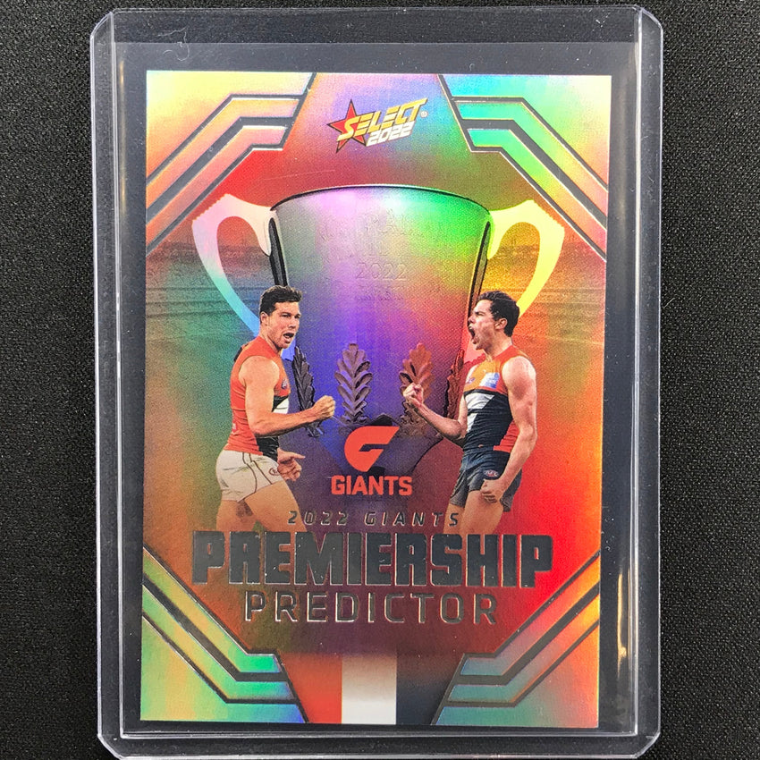 2022 Footy Stars Gws Giants Premiership Predictor 176/185