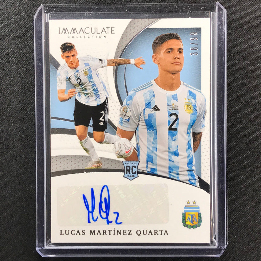 2021 Immaculate Lucas Martinez Quarta Rookie Autographs 38/99