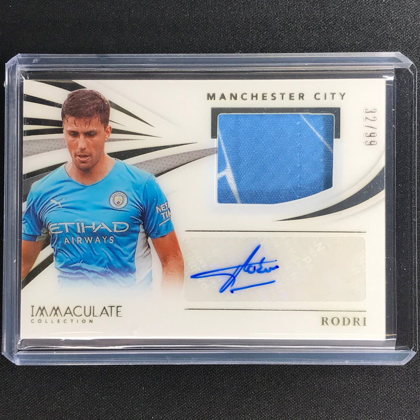 2021 Immaculate Rodri Memorabilia Autographs Jersey Auto 32/99
