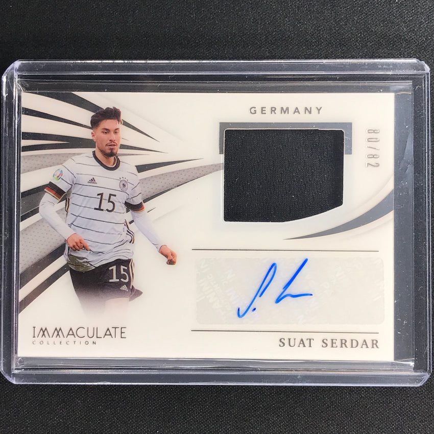 2021 Immaculate Suat Serdar Memorabilia Autographs Jersey Auto 80/82