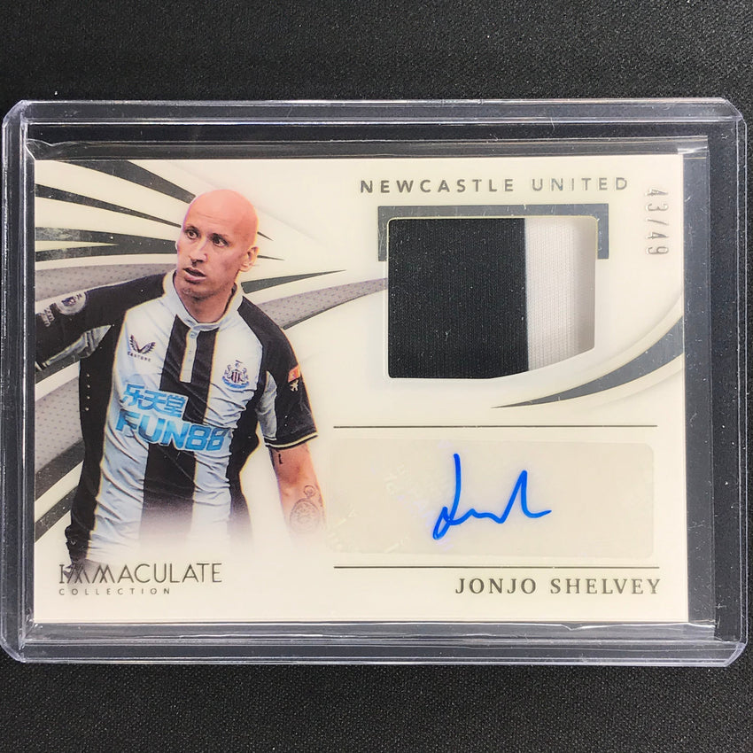 2021 Immaculate Jonjo Shelvey Memorabilia Autographs Jersey Auto 43/49