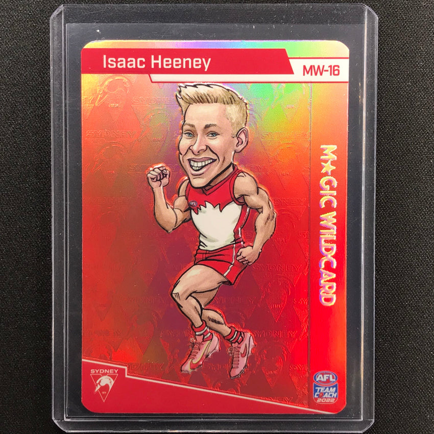 2022 Teamcoach Isaac Heeney Magic Wildcard Team No 16