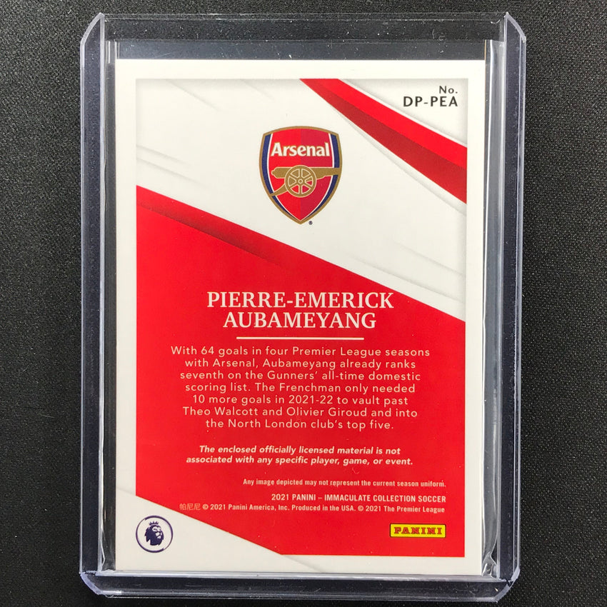 2021 Immaculate Pierre-emerick Aubameyang Dual Patches Gold 6/10