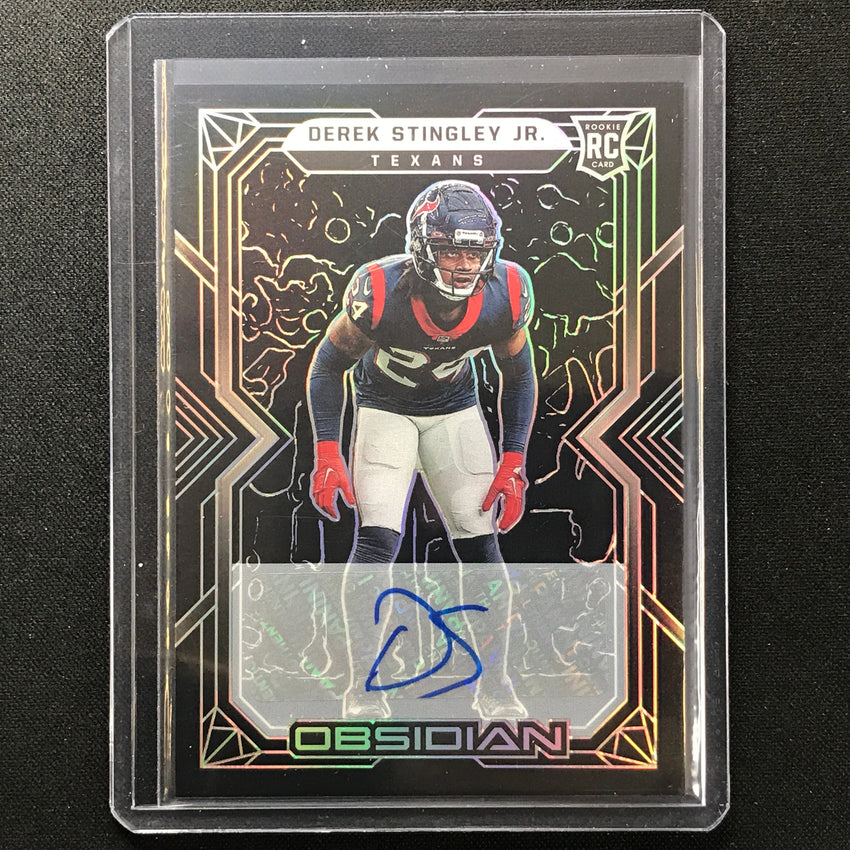 2022 Obsidian Derek Stingley Jr. Rookie Signatures Auto Silver 12/199
